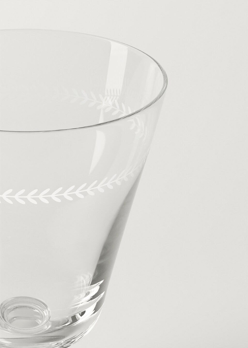 Stem glass espiga - Ice Grey