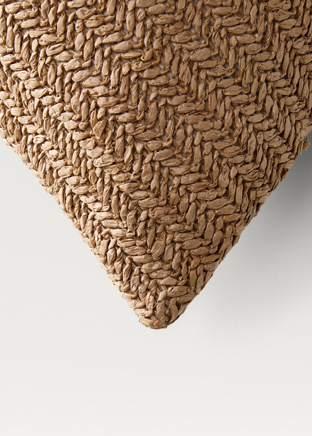Cushion case straw - Sand