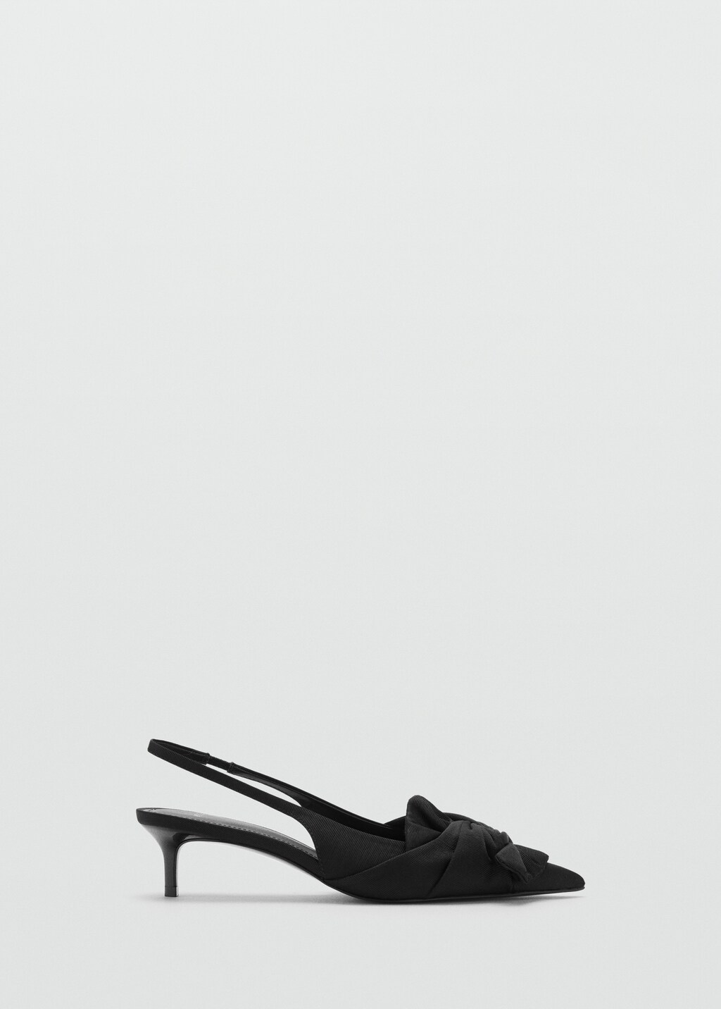 Knot heel shoes - Black