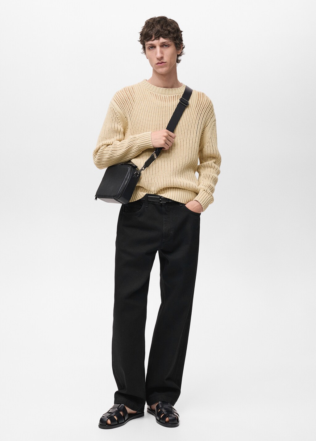 Loose-fit jeans - Bleach Blue