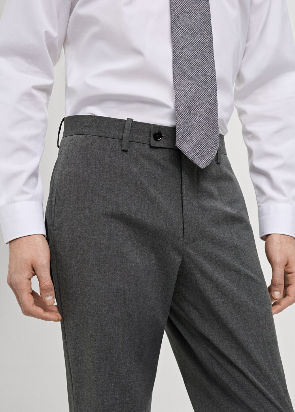 Monaco slim-fit suit trousers - Beige