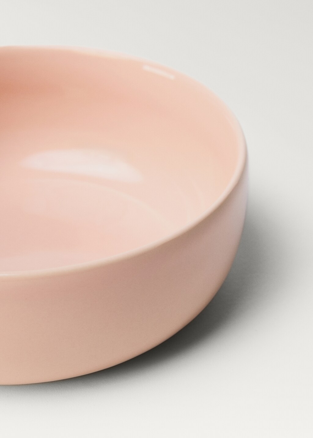 Small smooth stoneware bowl - Mustard