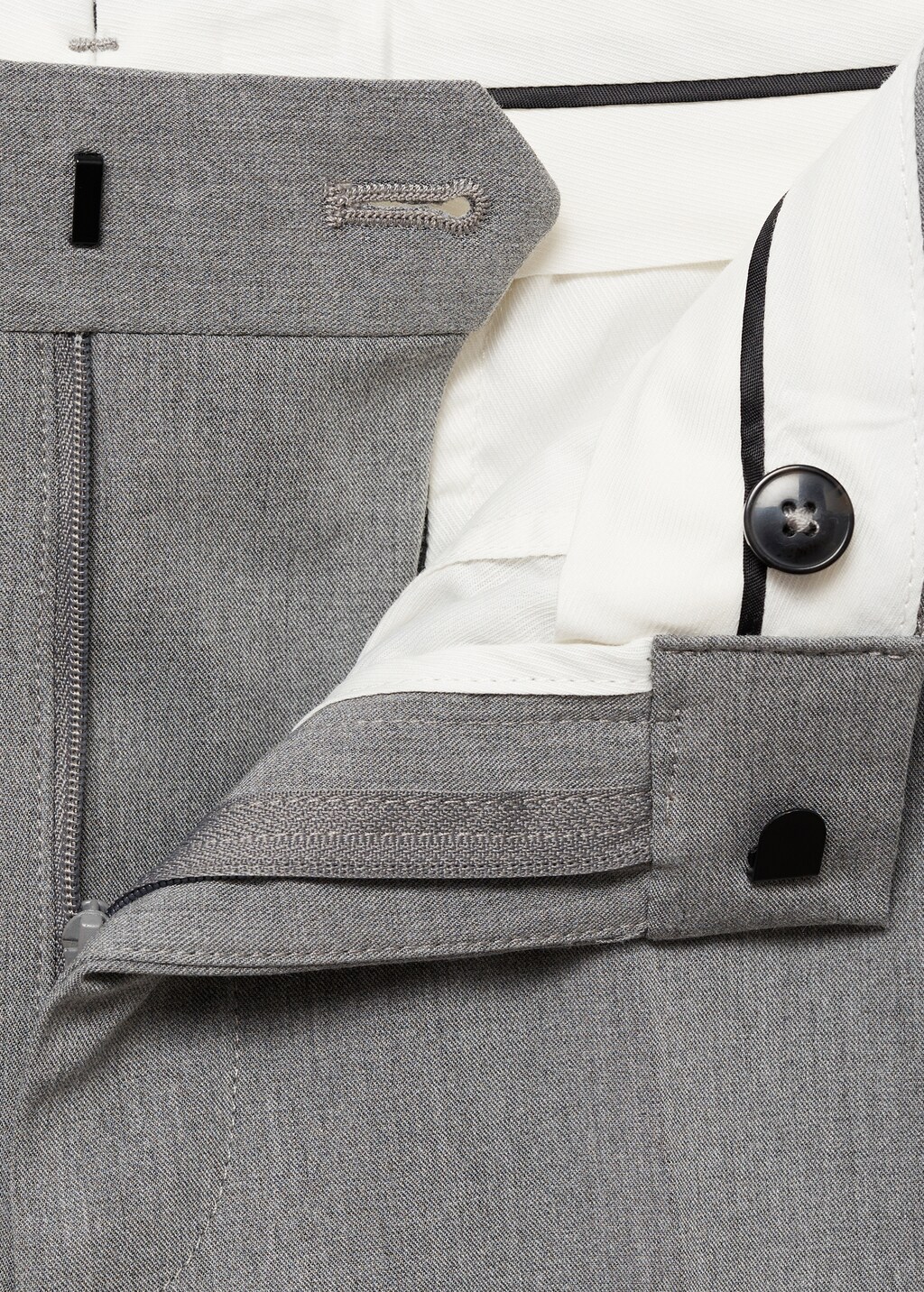 Stretch fabric super slim-fit suit trousers - Sky Blue