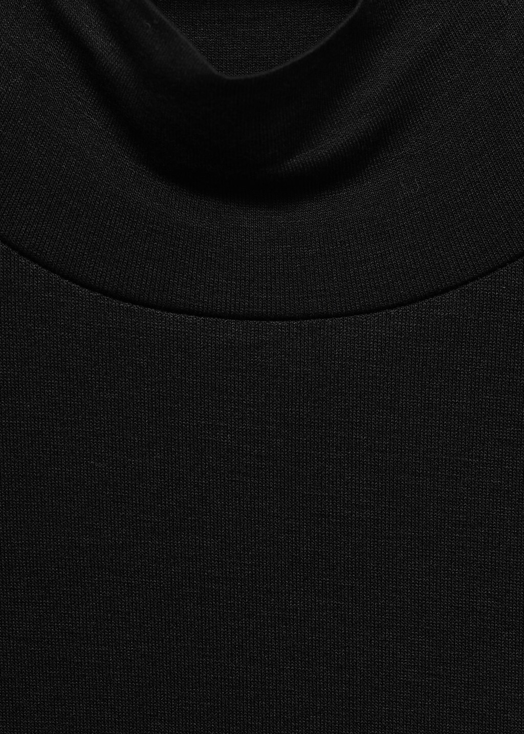 Fitted turtleneck t-shirt - White