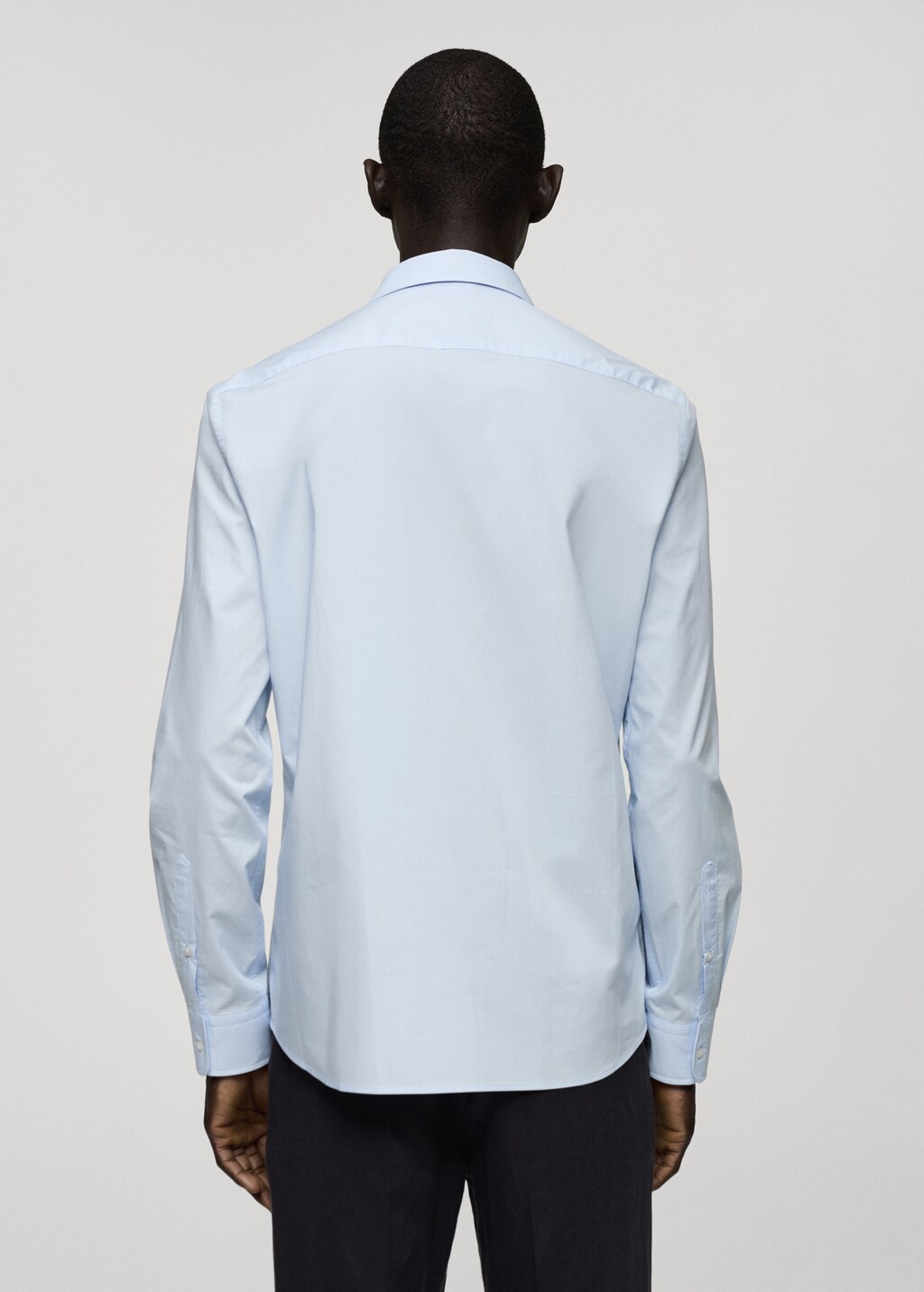 Regular-fit 100% cotton shirt - White