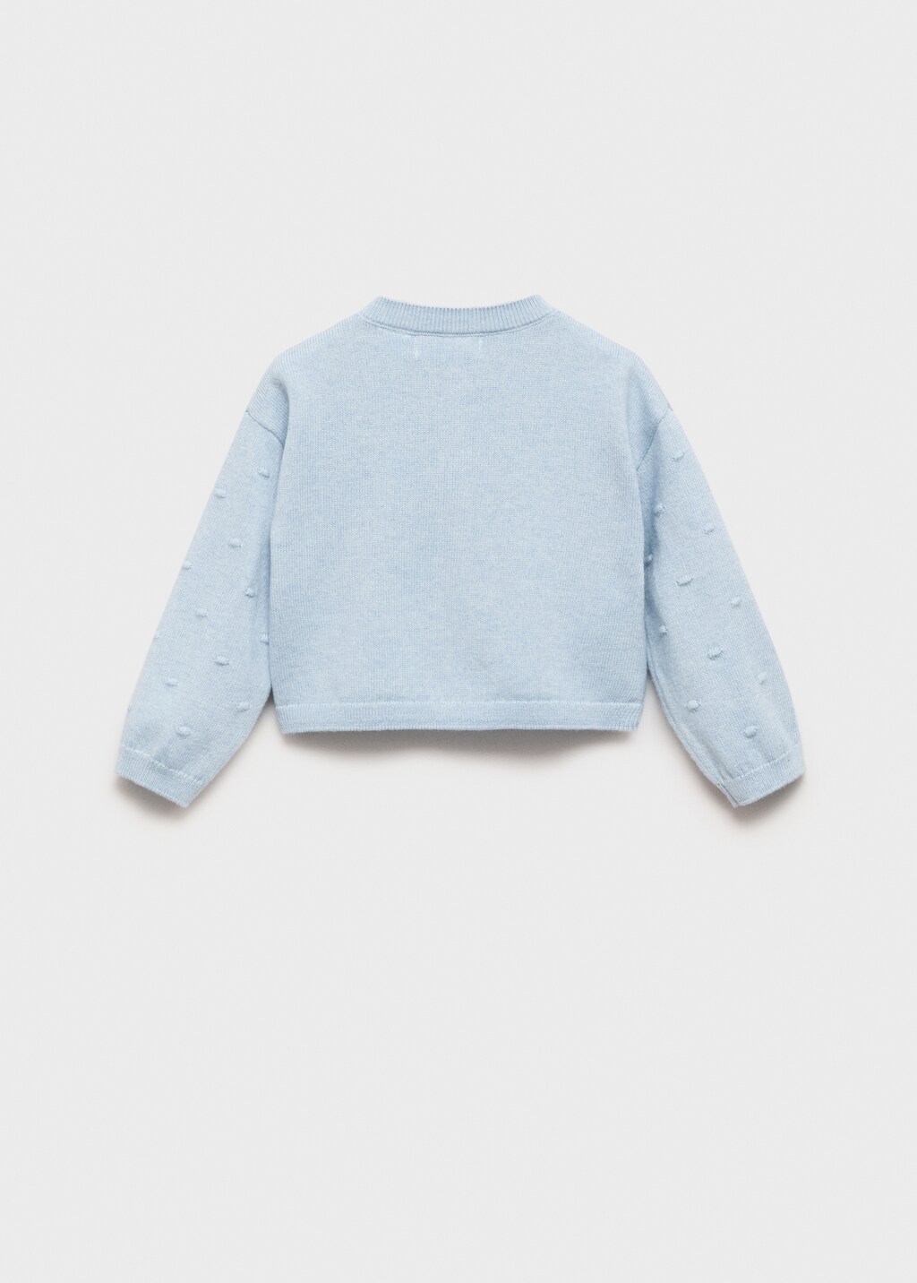 Embroidered knit cardigan - Pastel Yellow