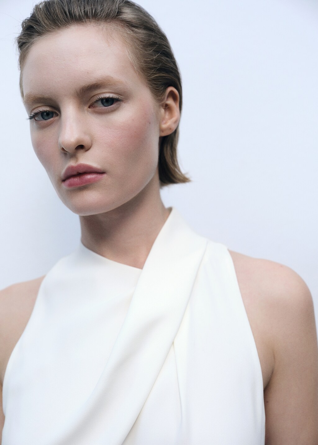 Belt long jumpsuit - Blue