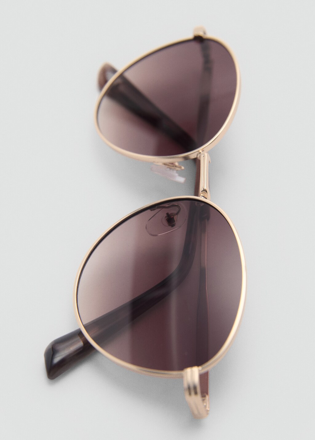 Metallic frame sunglasses - Gold