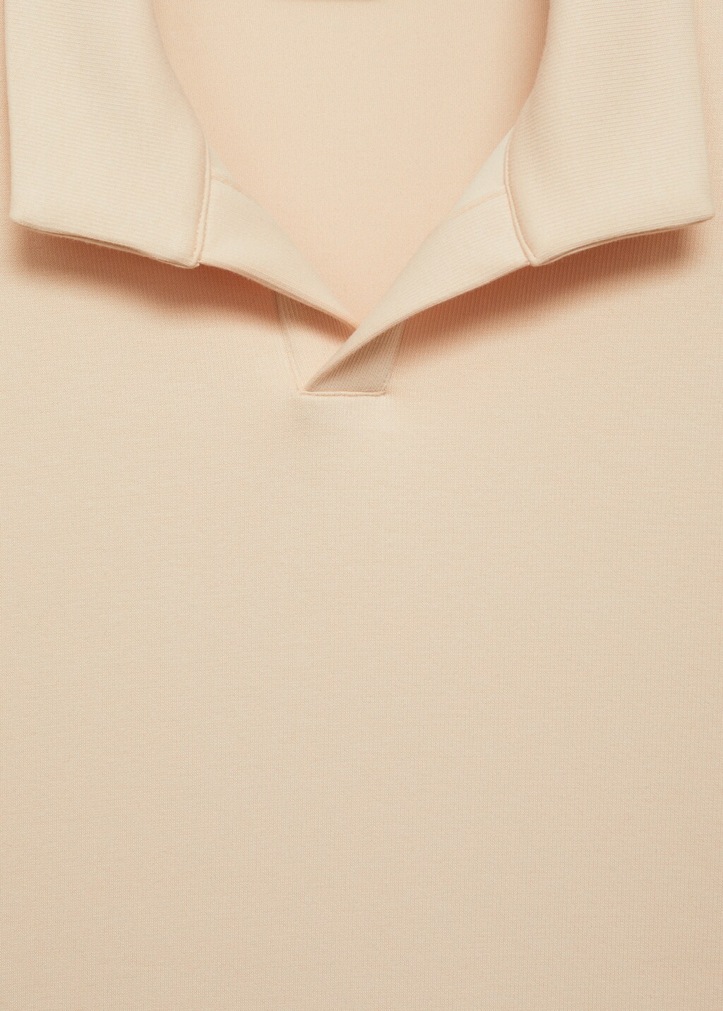 Relaxed-fit polo sweatshirt - Khaki