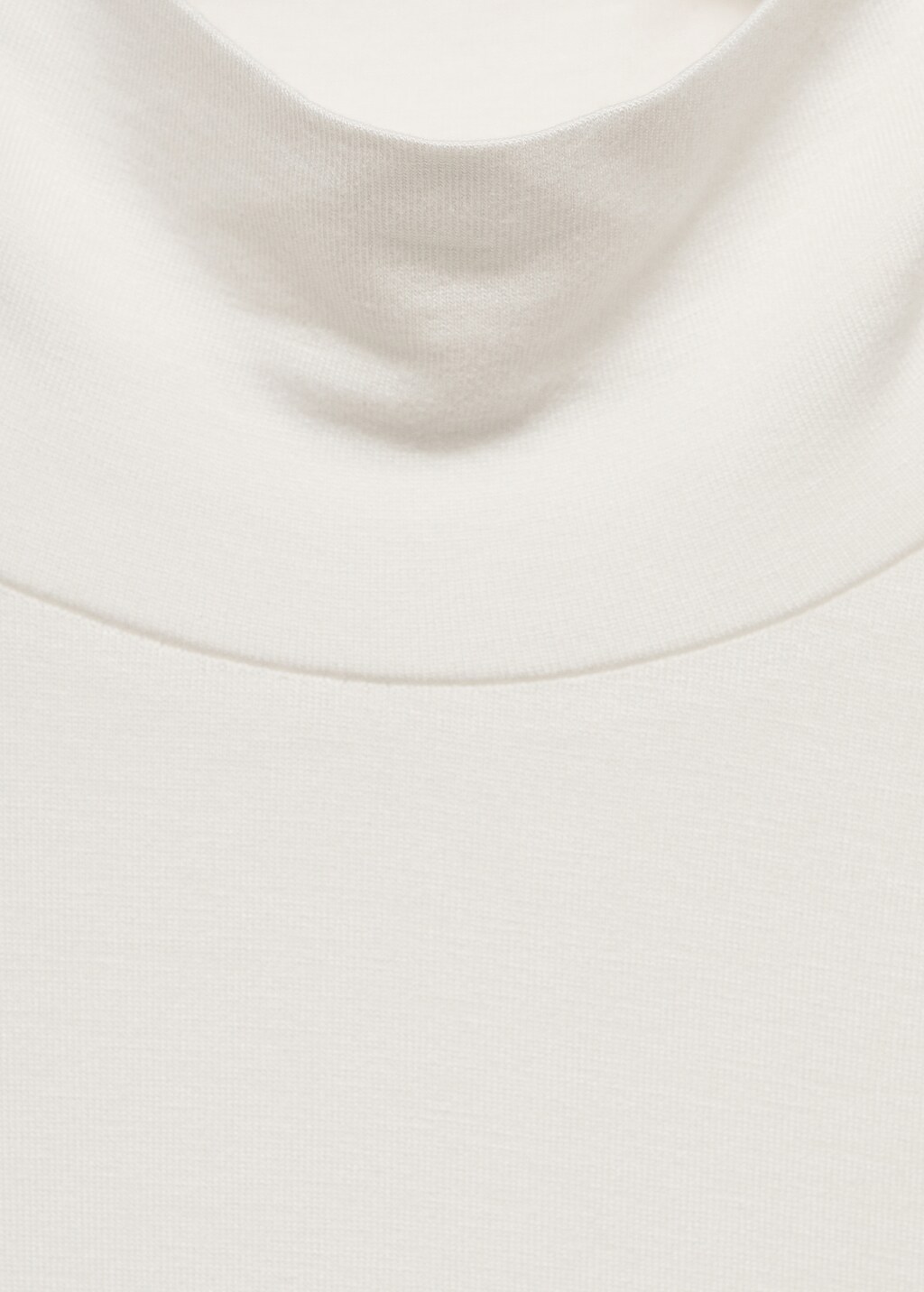 Turtleneck long-sleeved t-shirt - Black