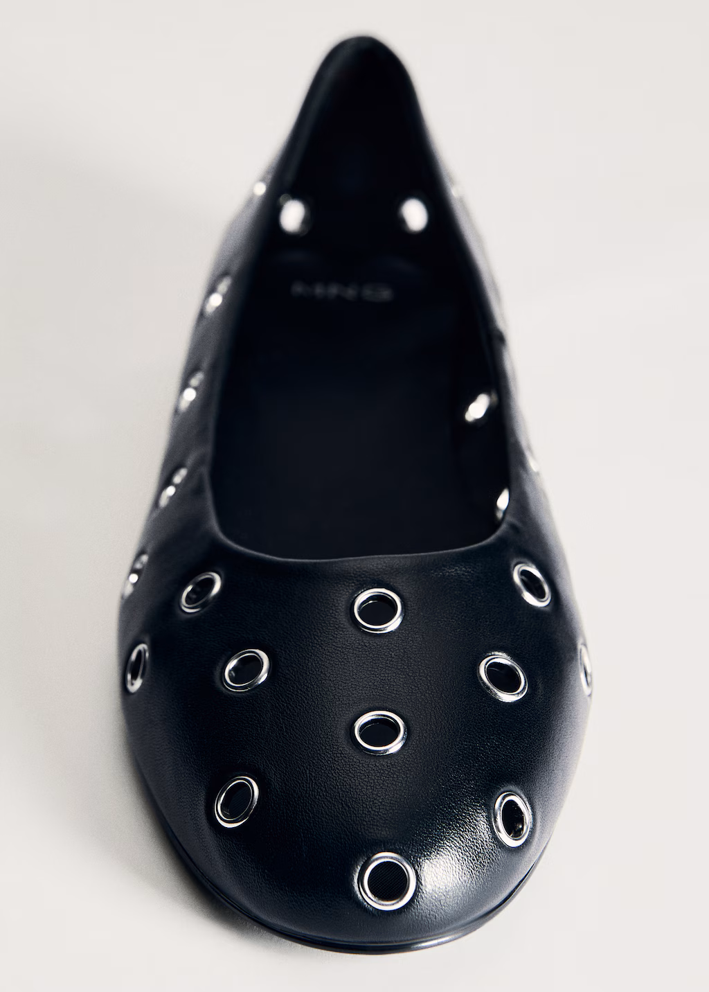 Die-cut ballerinas - White