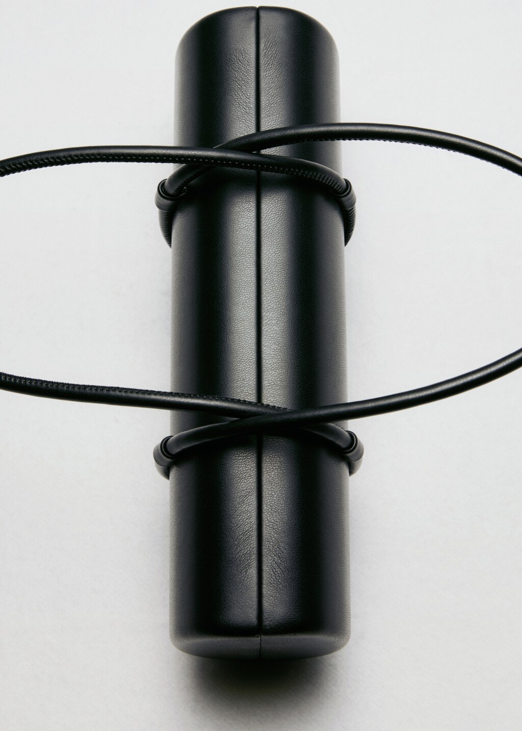 Double-handle clutch bag - Black