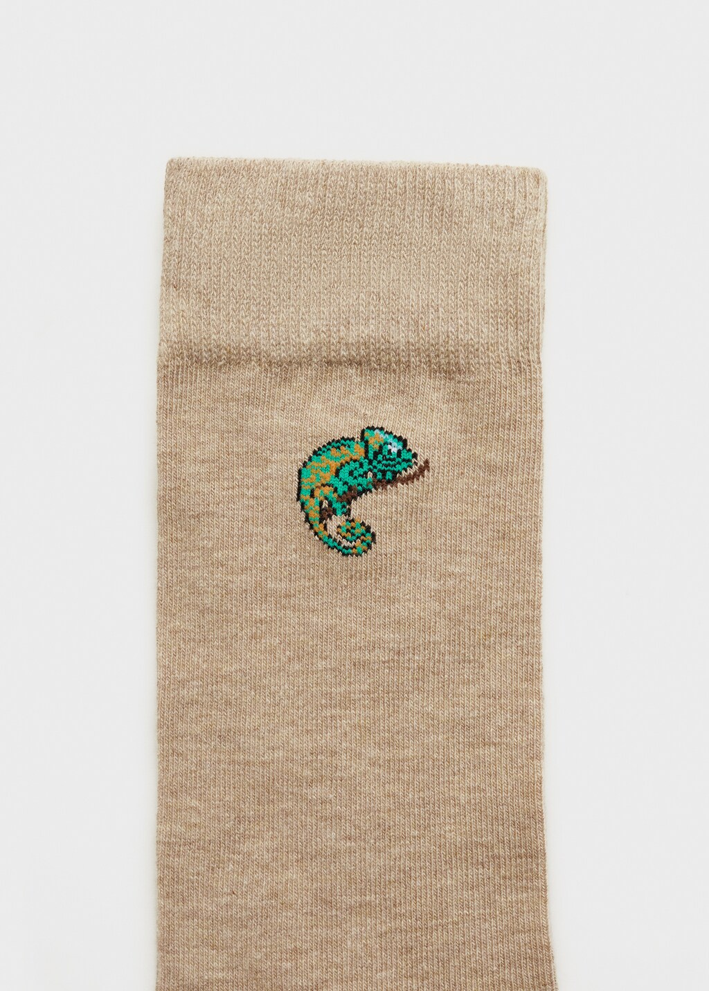 Printed cotton socks - Dark Navy