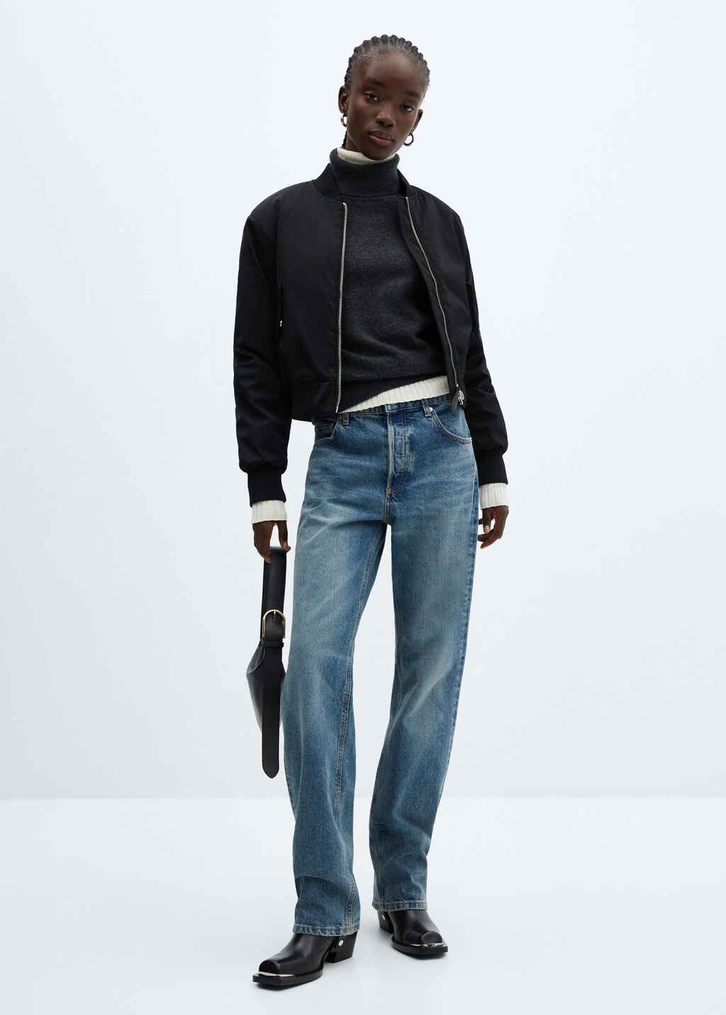 Oversized bomber jacket - Khaki