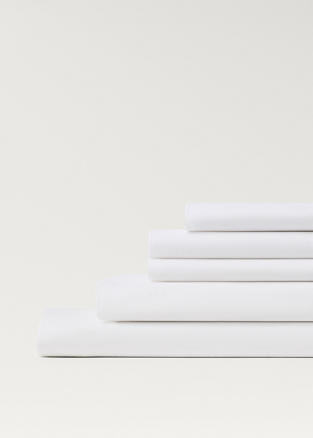 Fitted sheet cove - White