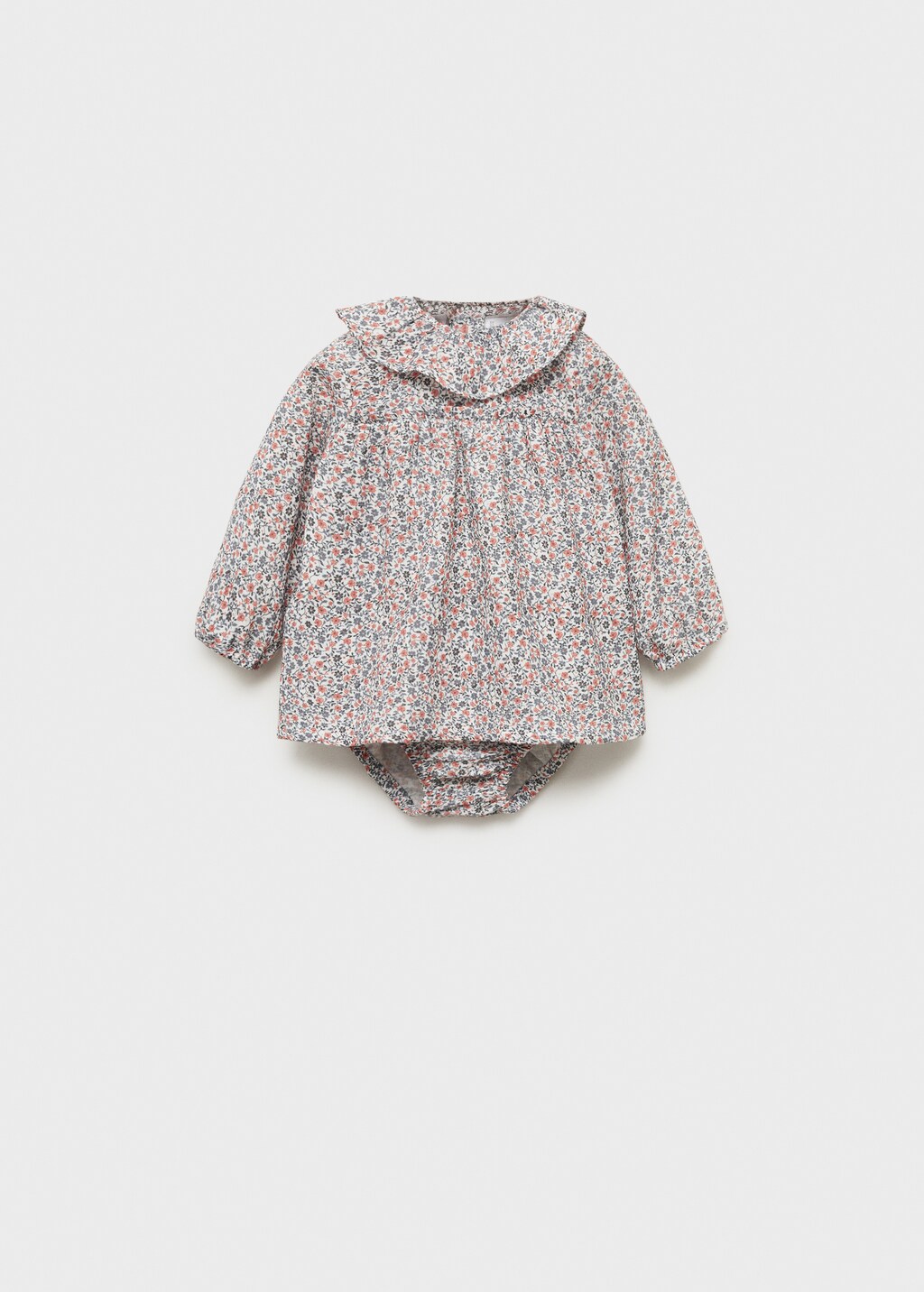 Cotton dress and nappy cover - Off White