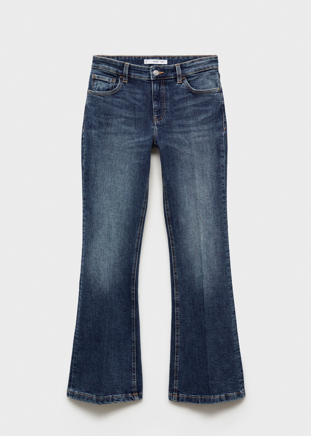 Flared rinse-wash jeans - Open Blue