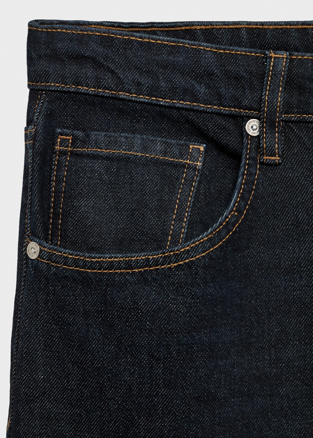 Low waist wideleg jeans - Black denim