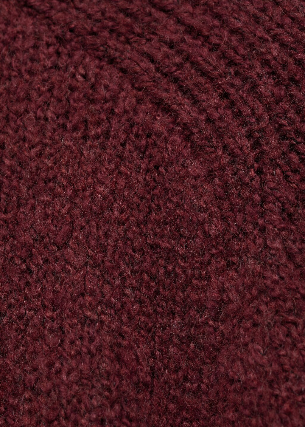 Wool and cotton-blend knitted sweater - Medium Brown