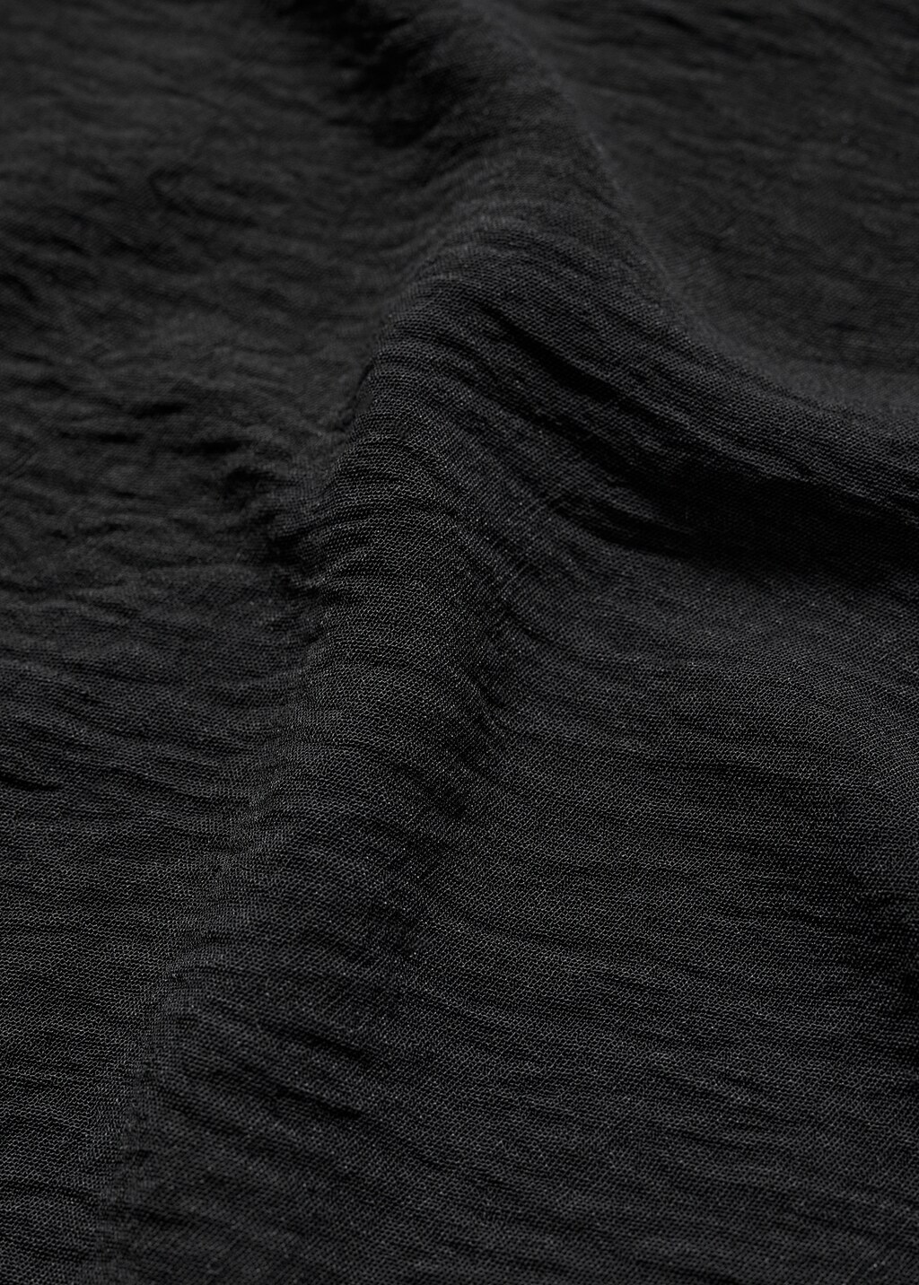 Straight knitted trousers - Black