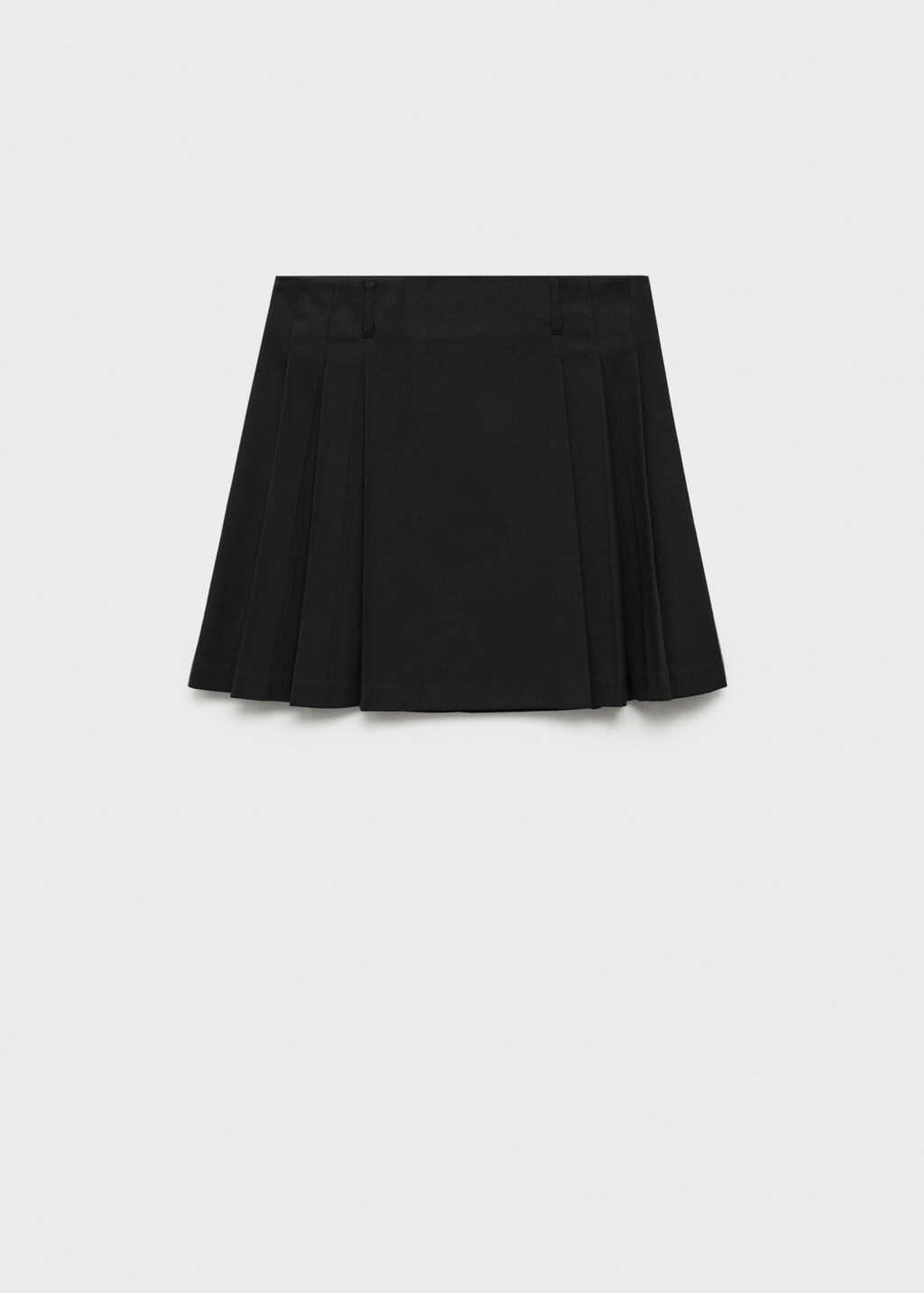Pleated mini-skirt - Grey