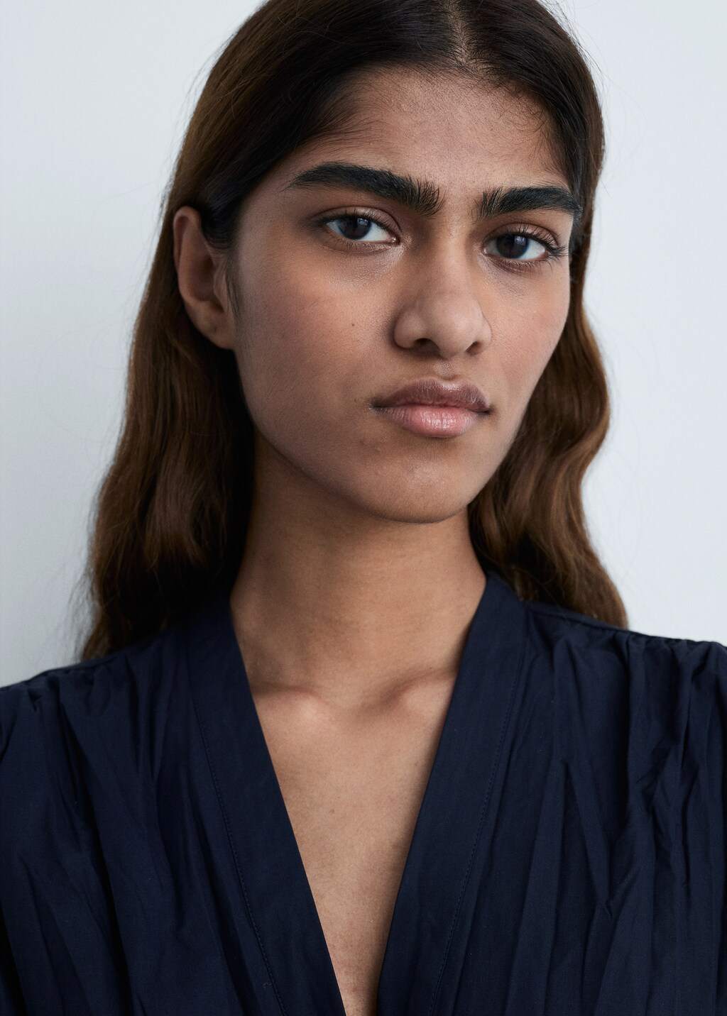 Textured bow dress - Black