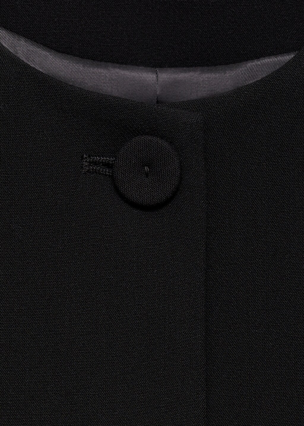 Suit waistcoat with buttons - Black