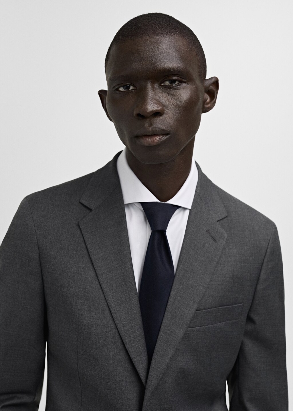 Milan slim-fit suit jacket - Dark Navy