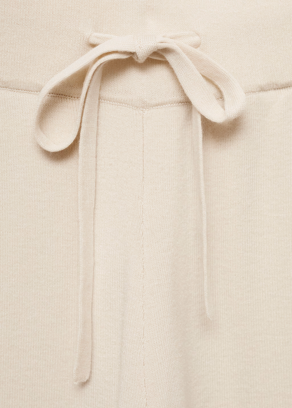 Ribbed knit trousers - Light/Pastel Grey