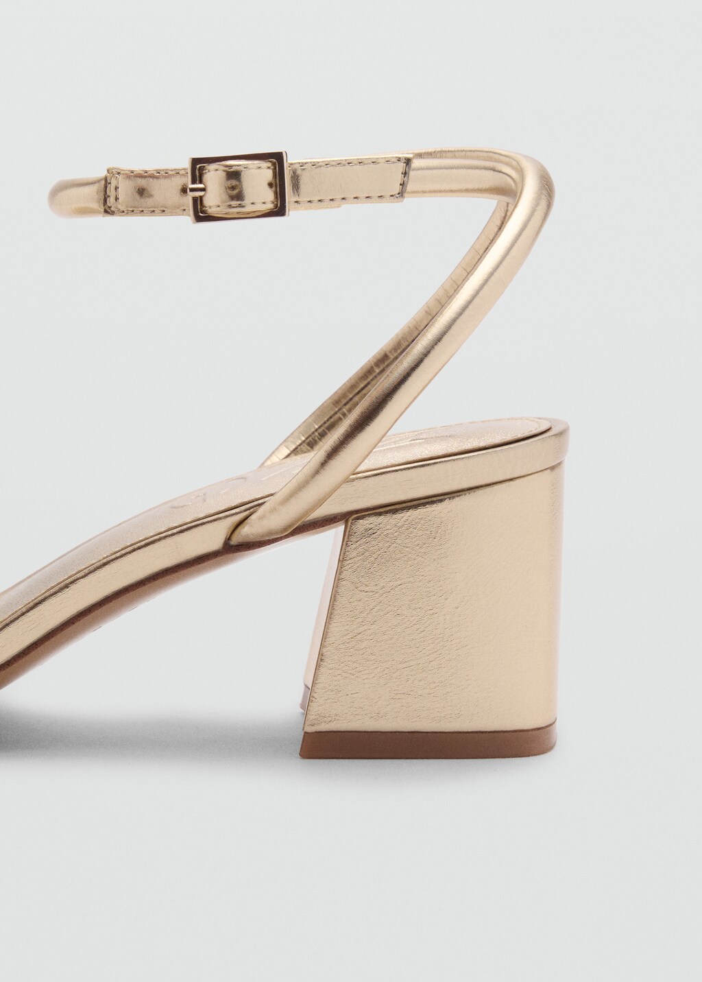 Knot strips sandals - Gold