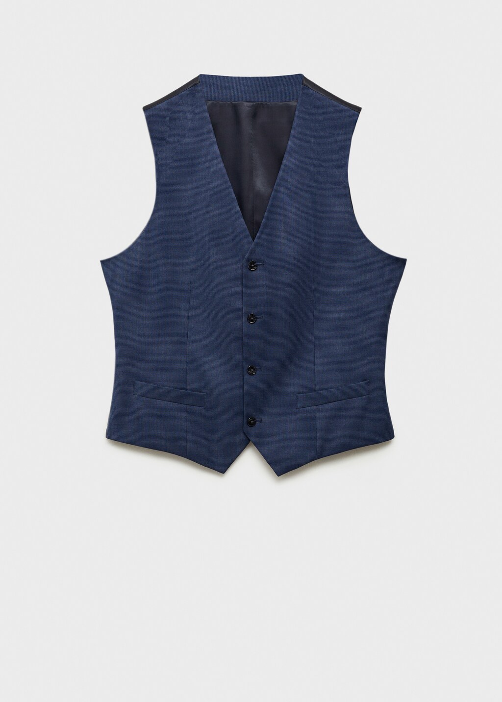 Paris super slim-fit suit waistcoat - Black