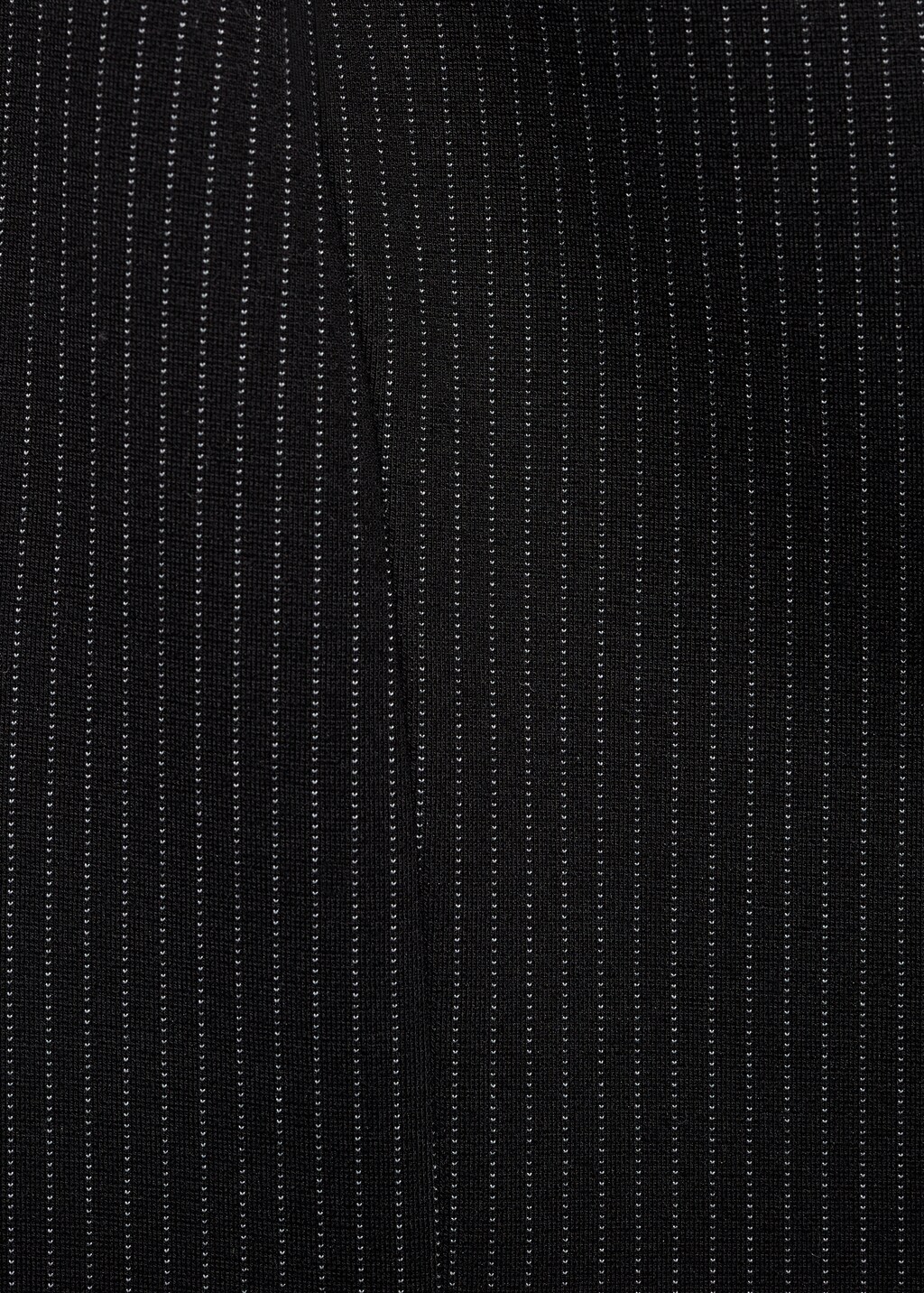 Pinstriped suit waistcoat - Black