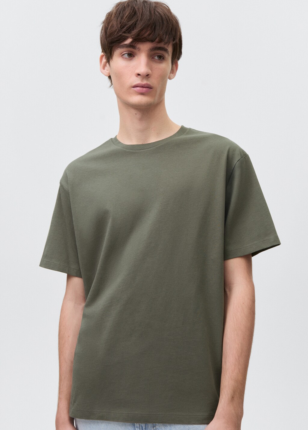 Essential cotton T-shirt - Green