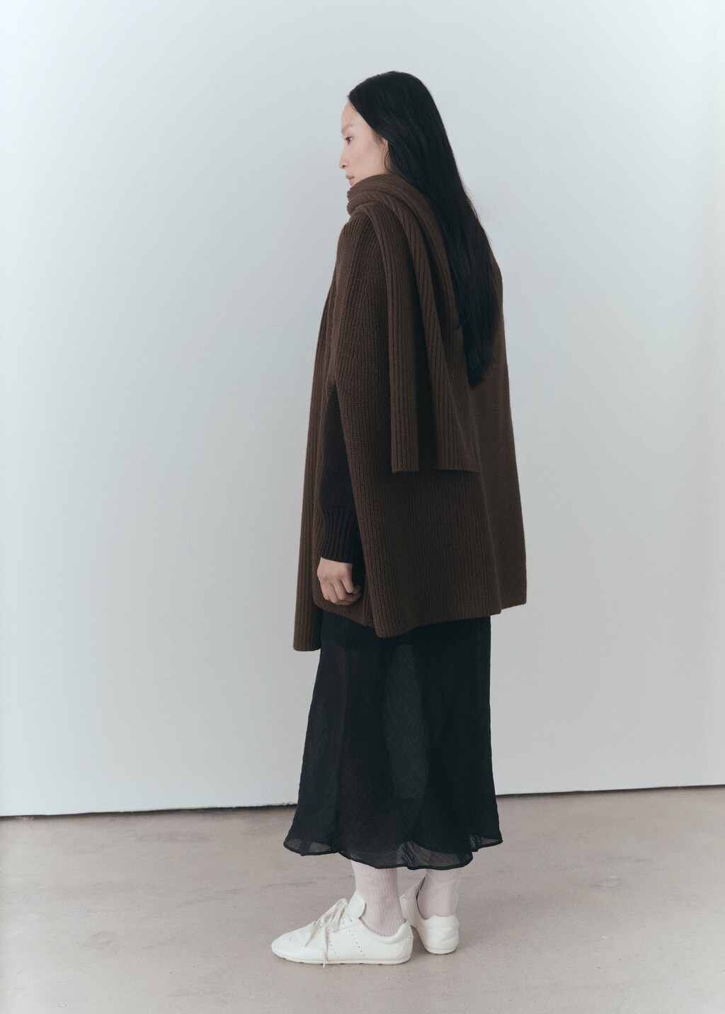 Cape scarf buttons - Chocolate