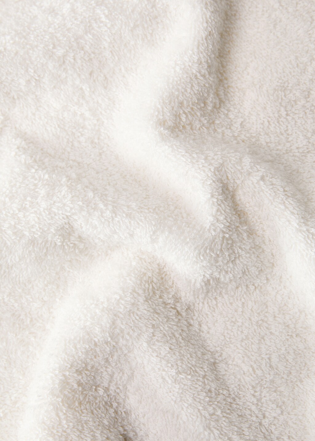 Contrasting pom-pom bath towel - White