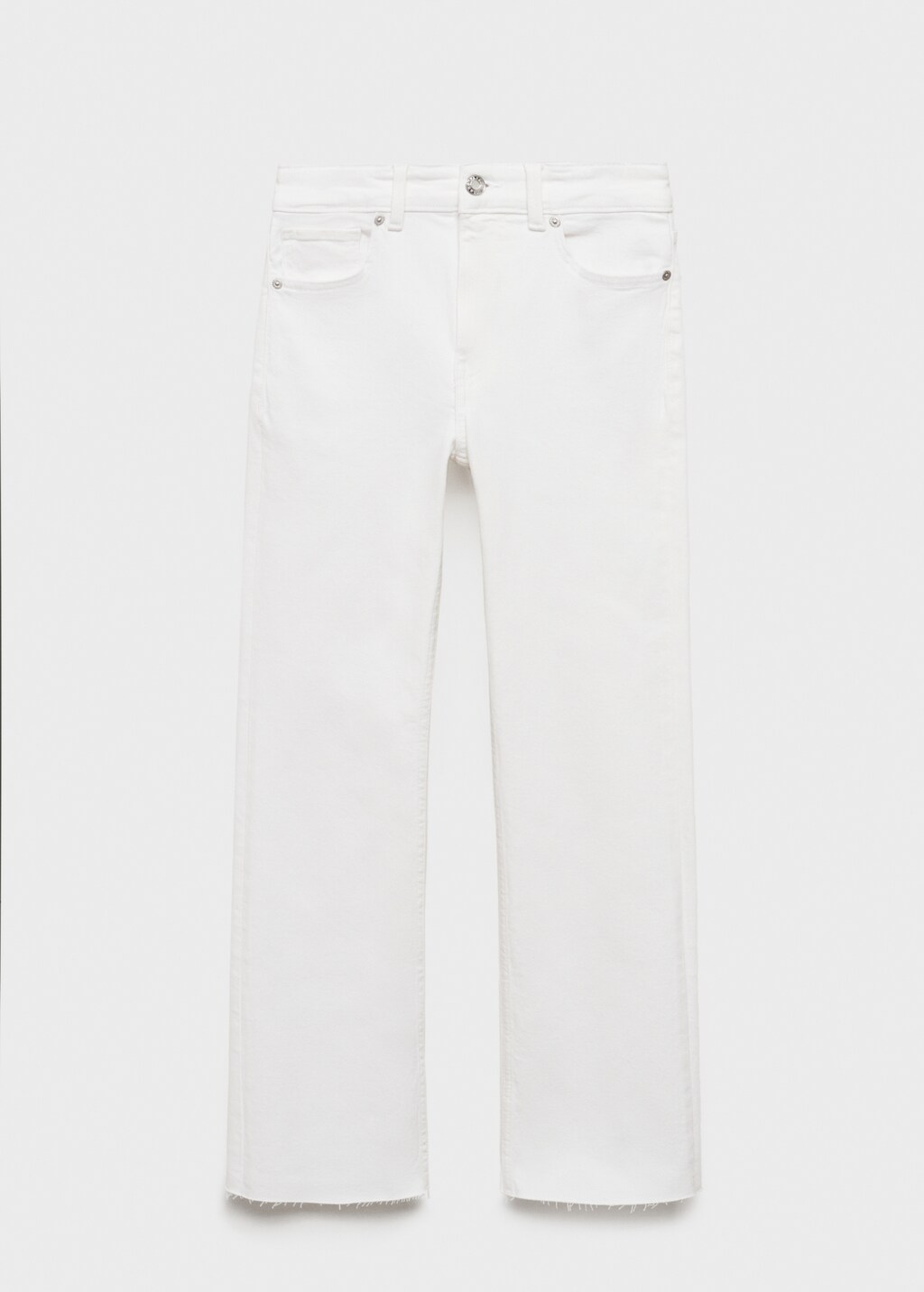 Sienna waxed flared cropped jeans - Black