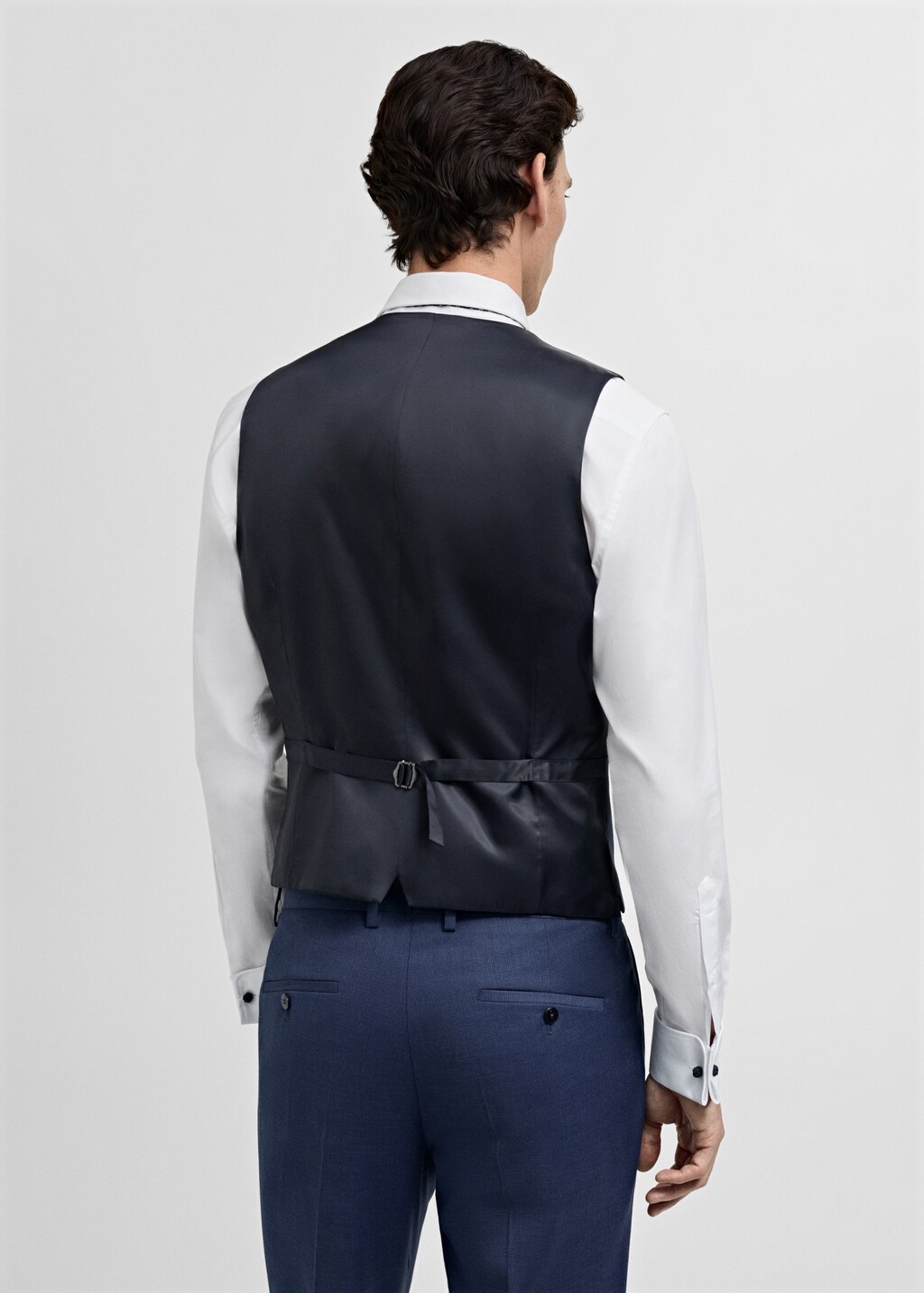 Paris super slim-fit suit waistcoat - Black