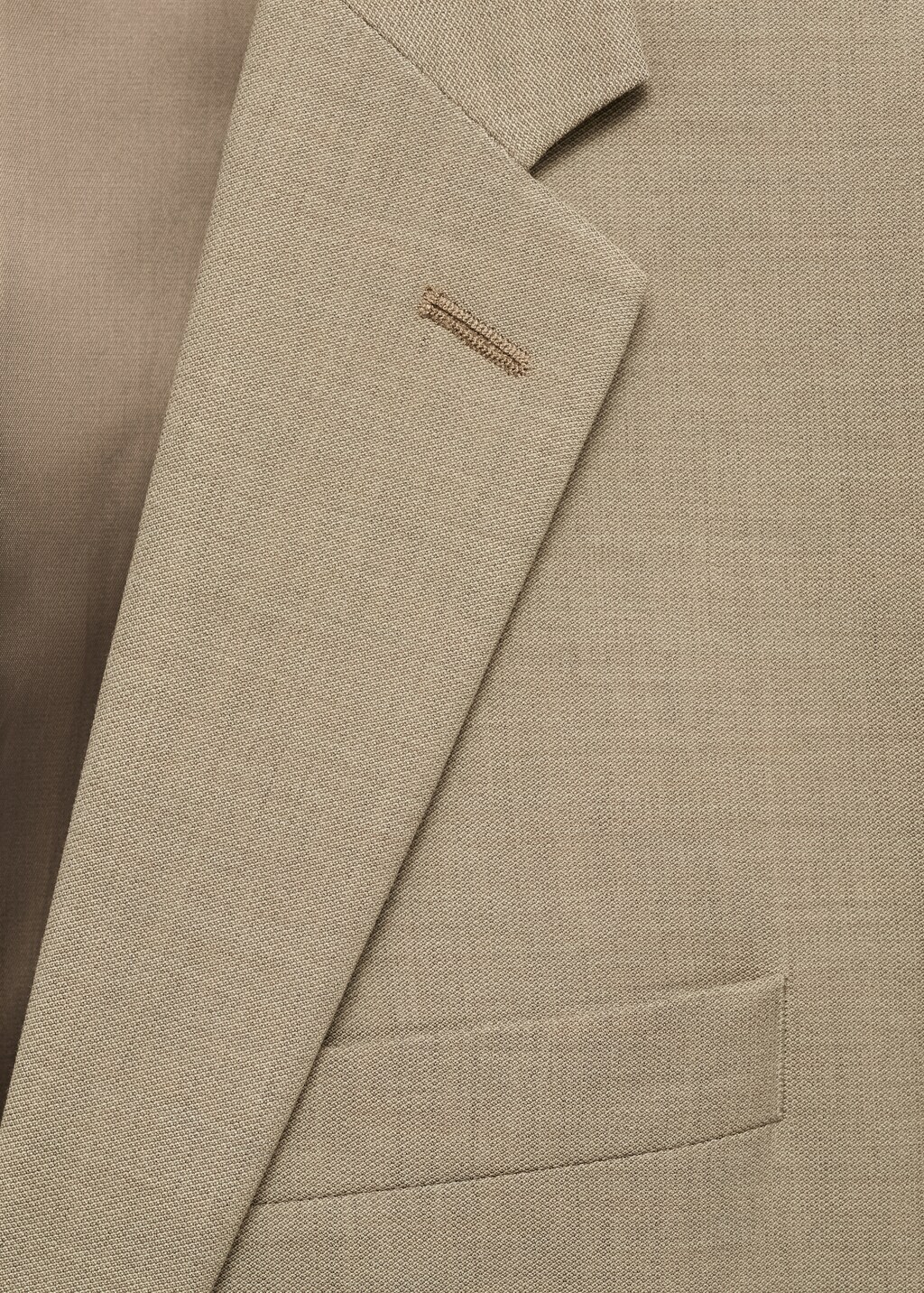 Milan slim-fit suit jacket - Beige