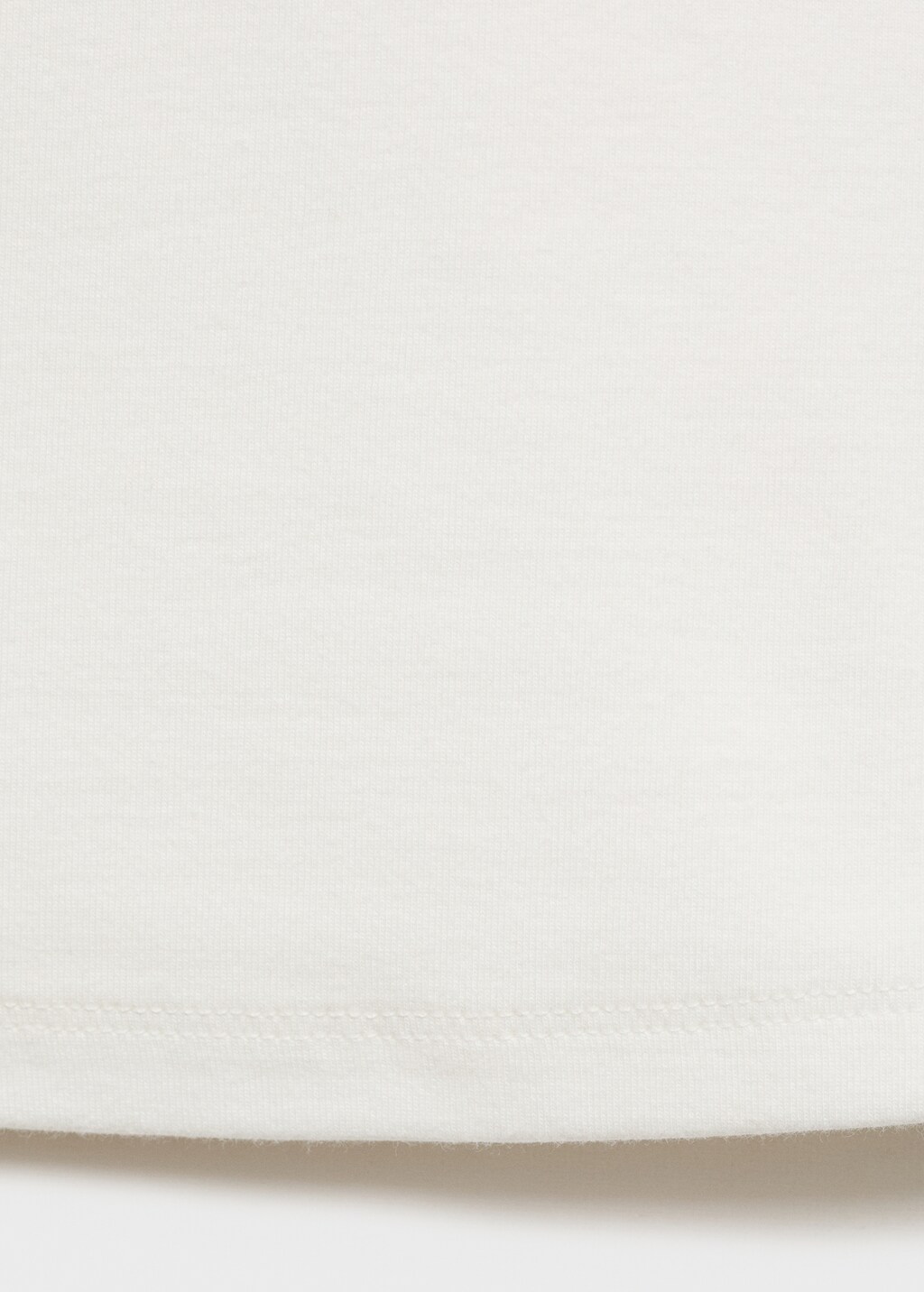 Cotton top with stud detail - White