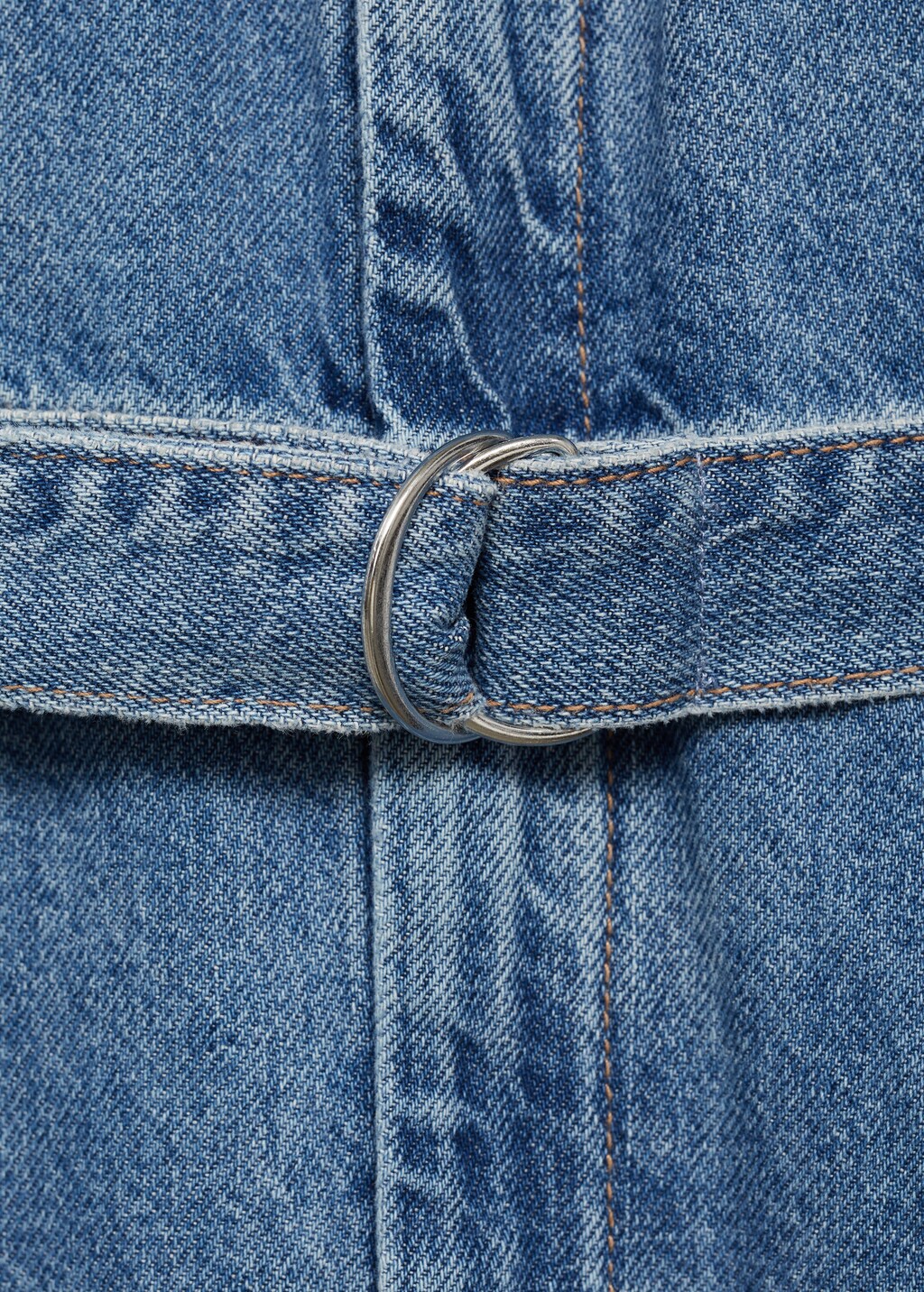 Denim jumpsuit belt - Medium Blue