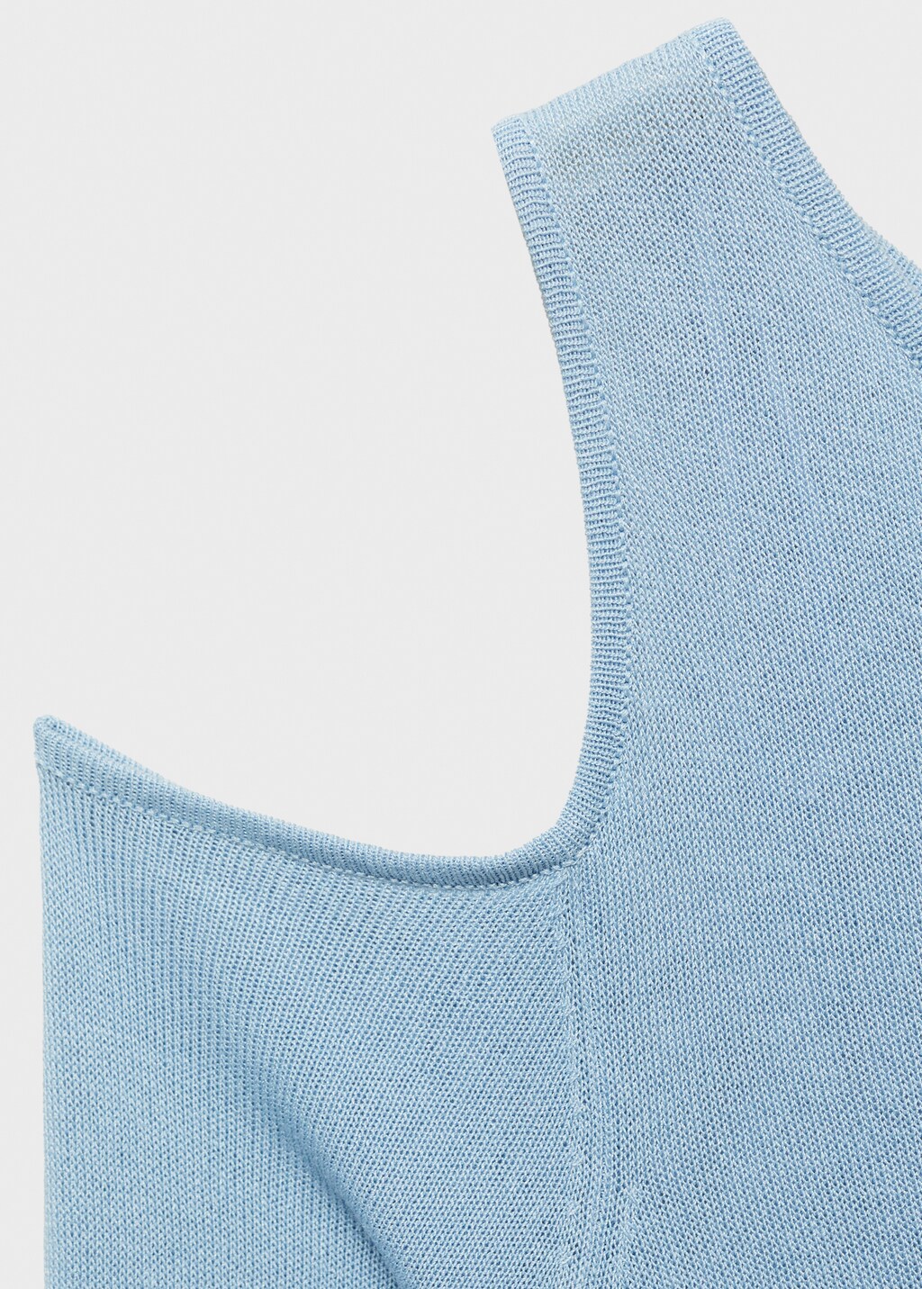 Asymmetric knit sweater - Off White