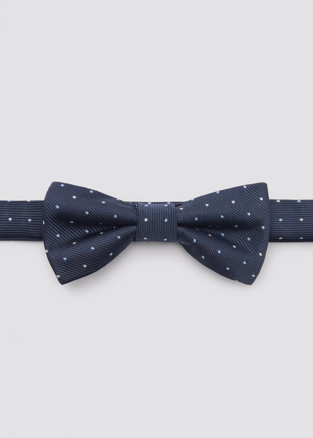 Polka-dots bow tie - Dark Navy
