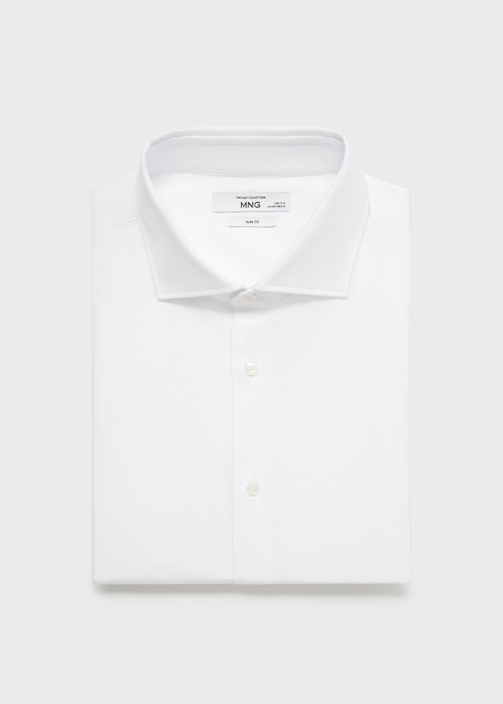 Slim-fit twill fabric suit with shirt cufflinks - Sky Blue