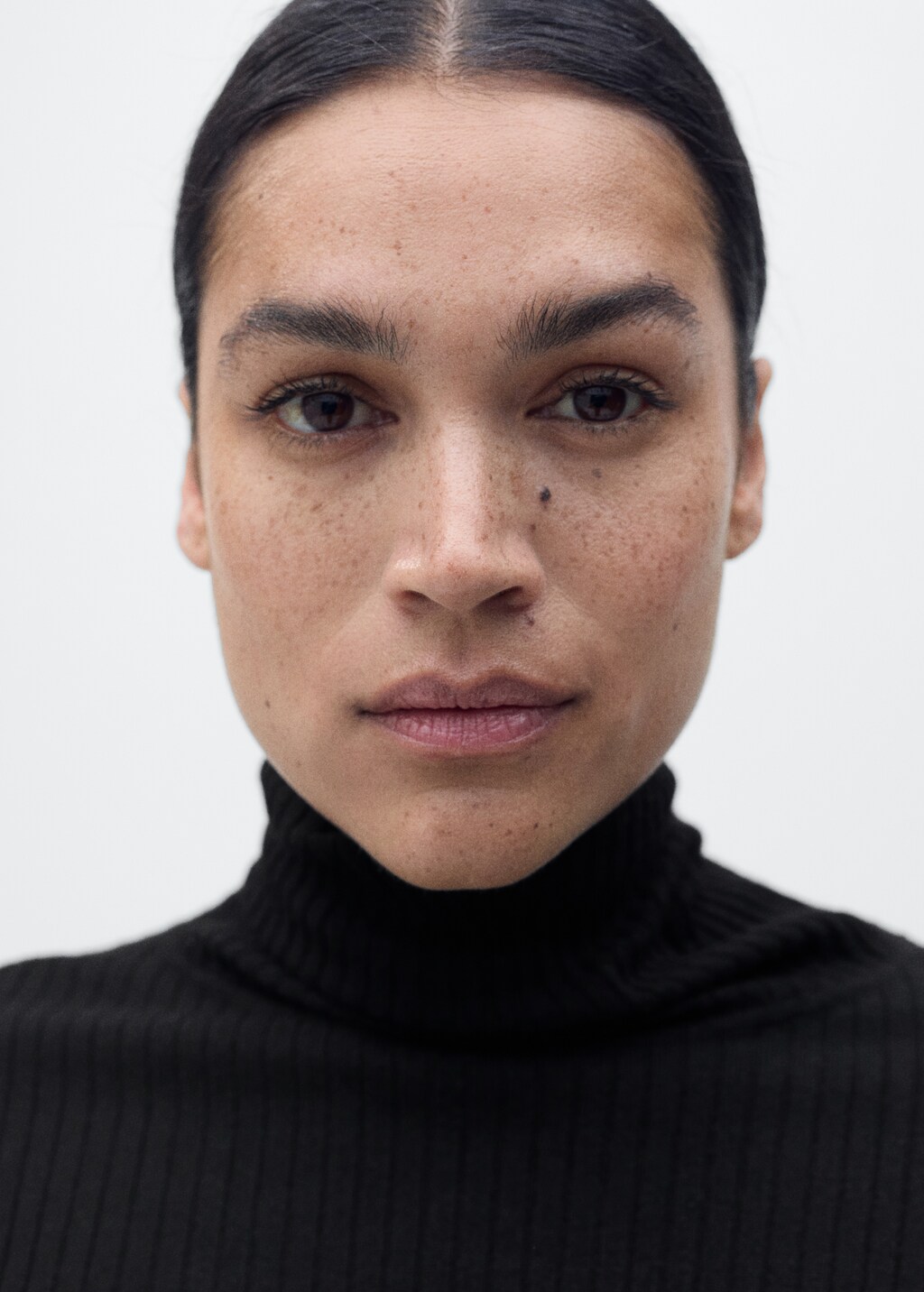 Wool blend turtleneck sweater - Aqua Green