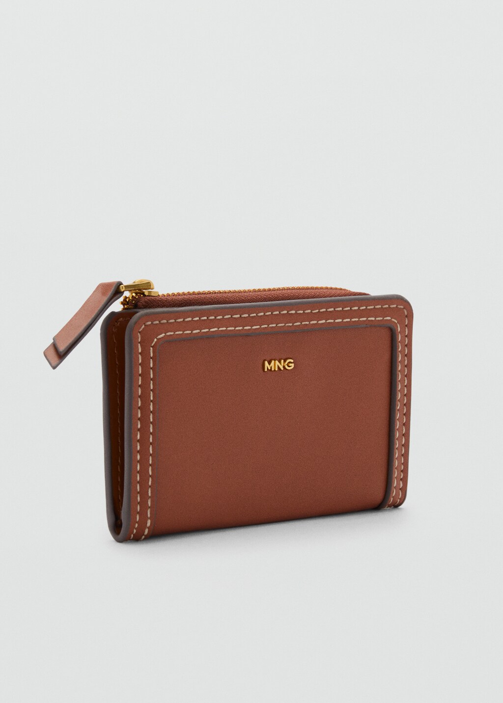 Small leather-effect wallet - Leather