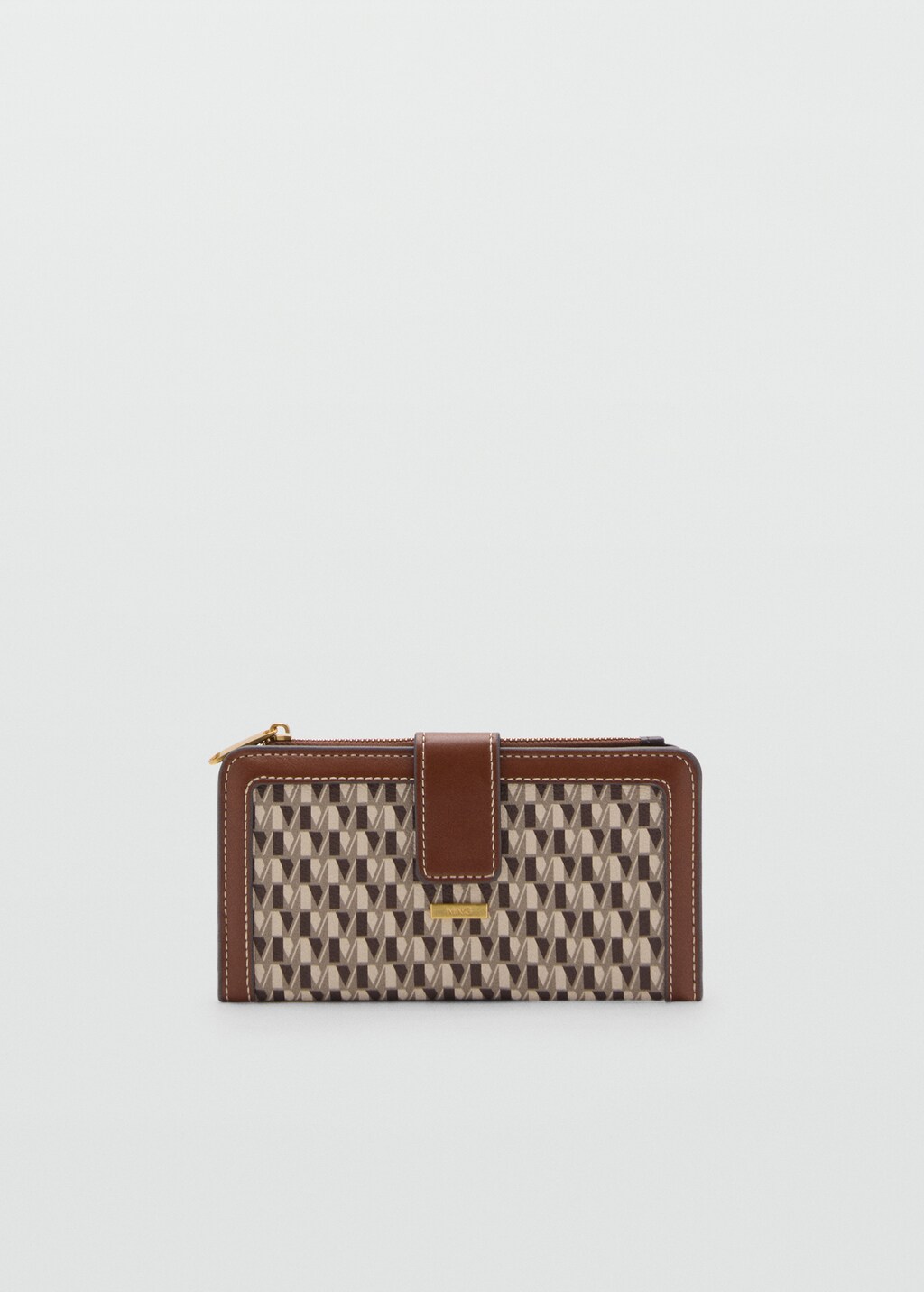 Coin purse with printed logo - Leather