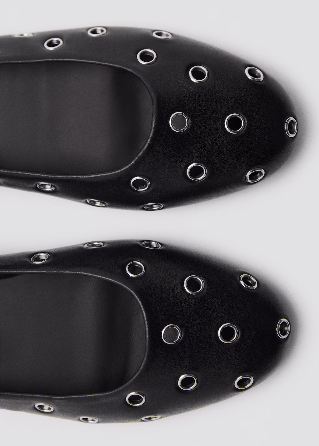 Die-cut ballerinas - White