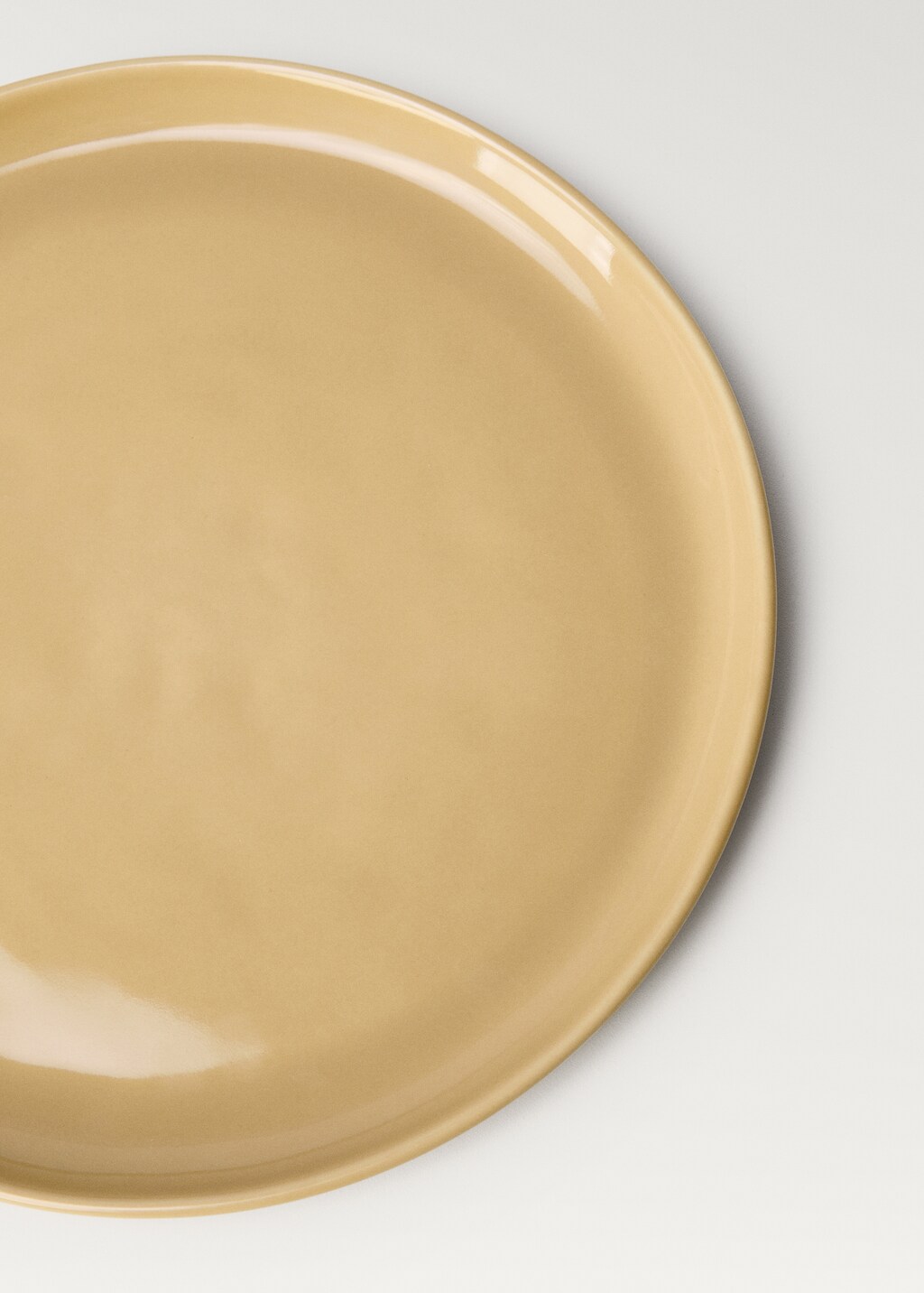Stoneware dessert plate - Light Pink