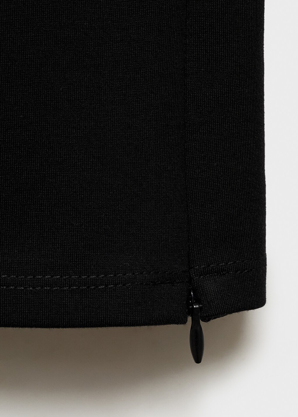 Skinny trousers with openings - Black