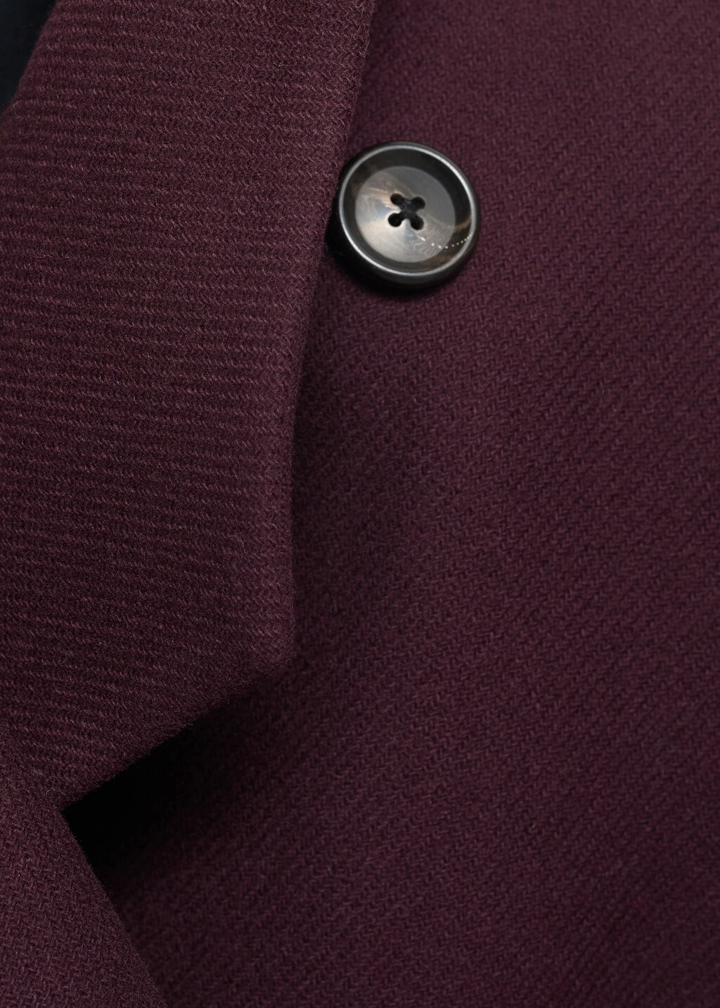 Manteco wool coat with belt - Maroon